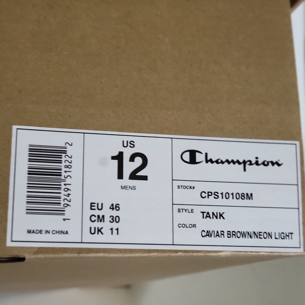 Champion. .Size 12 Mens. Multicolor - Picture 3 of 11